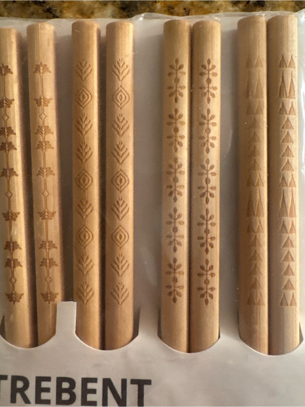 IKEA Natural Wood Chopsticks Set - Light Brown
